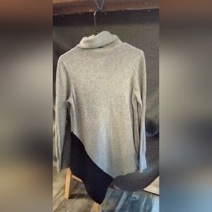 Long sweater with long sleeves